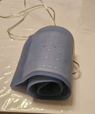 Teclado Flexible Azul/Gris