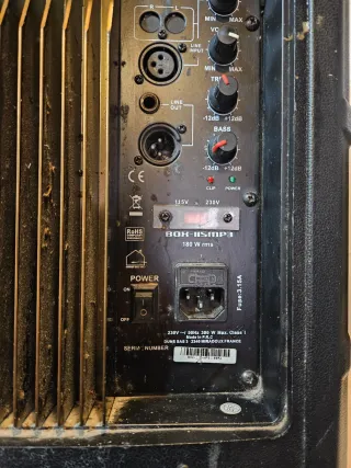 Altavoz BHM Negro 300w