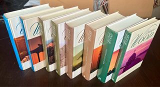 Lote de 8 libros de novela romántica.