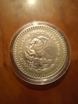 Moneda Plata Pura 1 Onza Mexico 1992