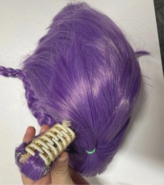 Peluca Rumi Morada huntrix