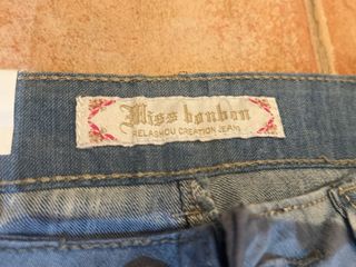 Pantalones vaqueros Miss London nuevos de tirobajo