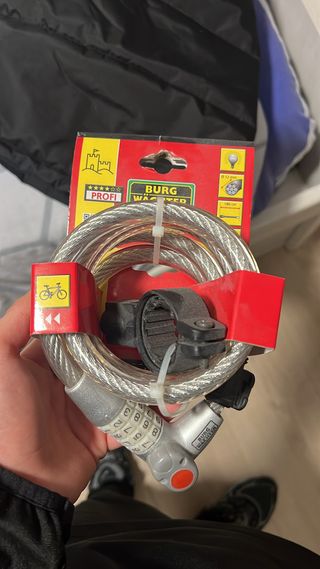 Candado bici Burg Wächter 180cm