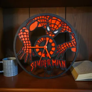 Orologio da parete Spiderman 3D 26cm