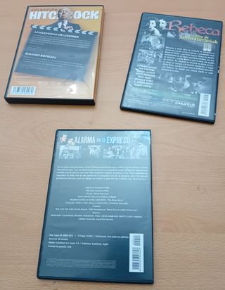 Lote Alfred Hitchcock: DVD y Libros
