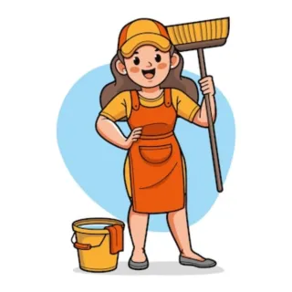 Servicio de la limpieza.disponible solo las tardes