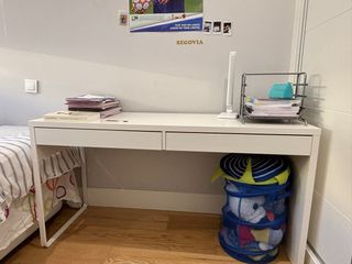 Escritorio Ikea Mike 142x50 Blanco