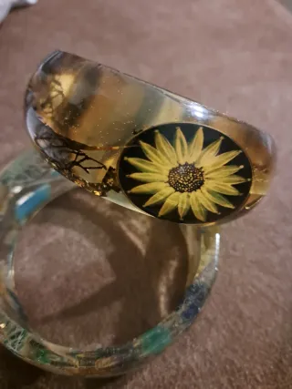 Braccialetto donna oro e multicolor