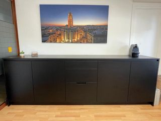 Aparador diseño comedor/despacho negro