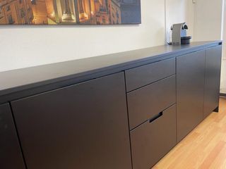 Aparador diseño comedor/despacho negro