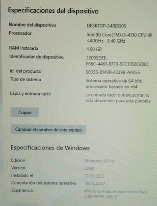 TPV COMPLETO DE 17" HP