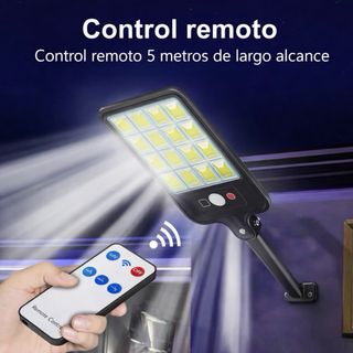 2 Farolas LED Solares con Control Remoto