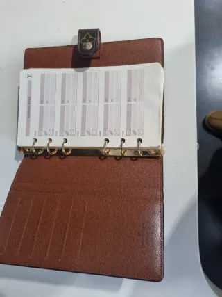 Agenda Louis Vuitton Monogram Marrón