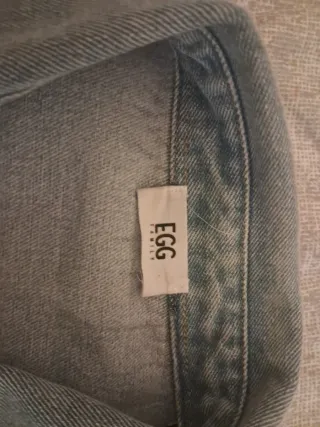 Giacca jeans Egg family strappi