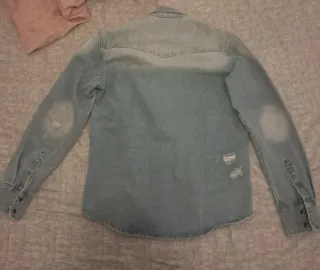 Giacca jeans Egg family strappi