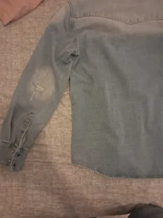 Giacca jeans Egg family strappi