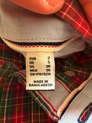 Camisa Cortefiel cuadros