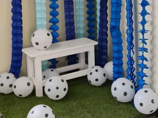 Banco de madera maciza blanco