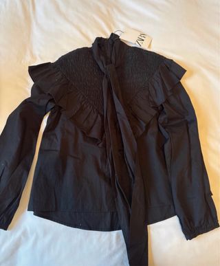 Blusa Zara Negra Sin Estrenar