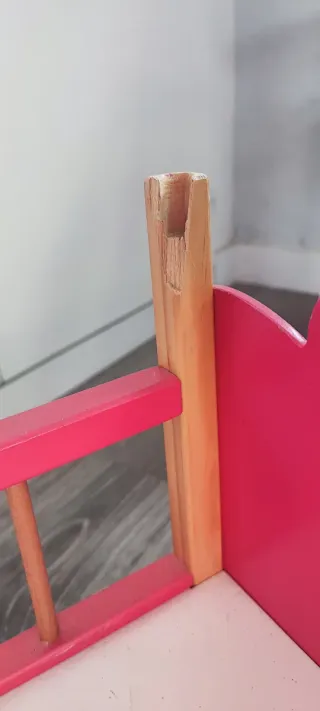 Cuna litera para muñecos