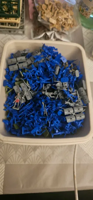 Lote 3 Figuras 1/72 Soldados Plástico