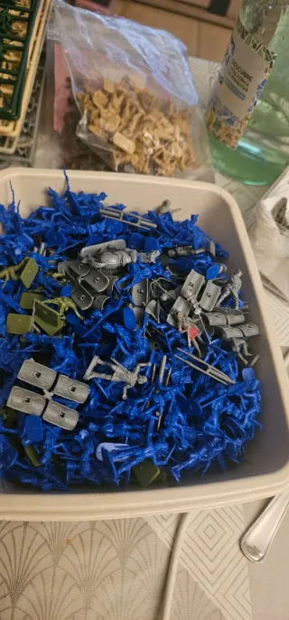 Lote 3 Figuras 1/72 Soldados Plástico