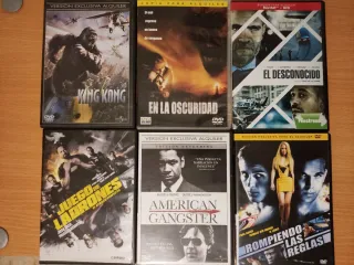 Lote 6 Películas DVD: King Kong, El Descon