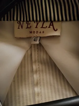 Conjunto americana y pantalón rayas Neyla monica