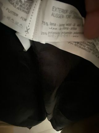 Abrigo Lana Zara Camel XL