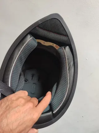 Casco integral moto S negro pintura carbono