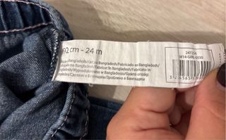Jeans bambina In Extenso taglia 92 cm