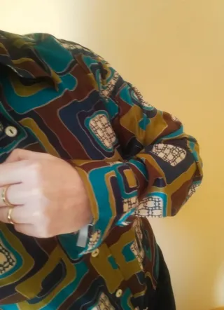 Camisa Vintage Estampada