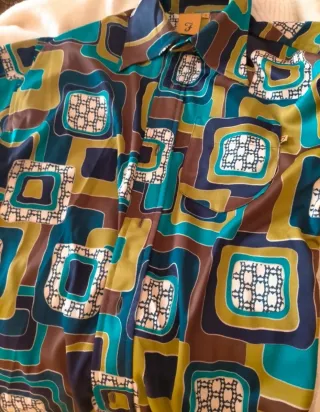 Camisa Vintage Estampada