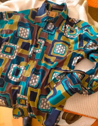 Camisa Vintage Estampada