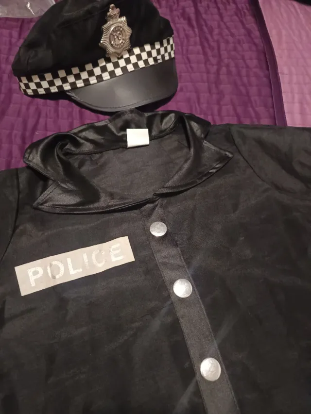 Disfraz Policía Vestido Niña Talla 7-9