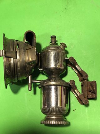 Antiguo Faro Bicicleta de Carburo Cicca