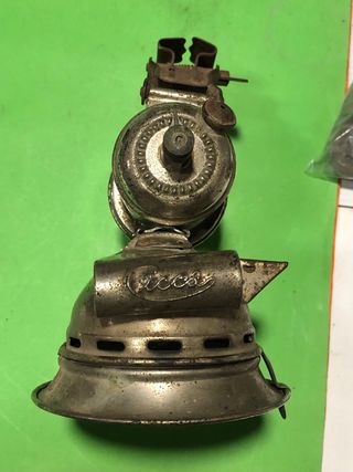 Antiguo Faro Bicicleta de Carburo Cicca