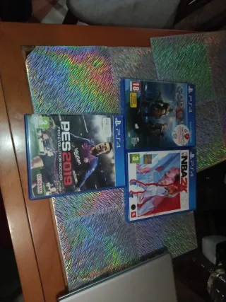 3 Juegos PS4: God of War, NBA 2K22, PES2019
