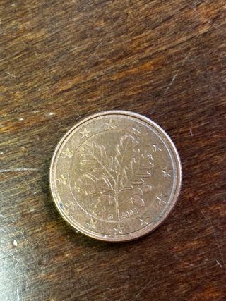 Moneda 5 céntimos 2002 Alemania