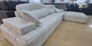 SOFÁ CHAISE LONGE GRANDE, MODERNO, CÓMODO