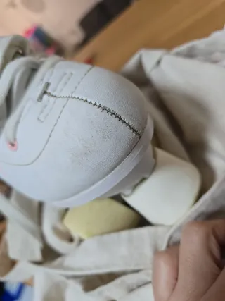 Patines Oxelo 4 Ruedas Blancos y Rosas talla 34 35