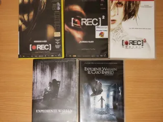 Pack 5 Películas Terror DVD [REC] y Warren
