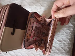 Bolso Sweet Candy Vertical Rosa y Marrón