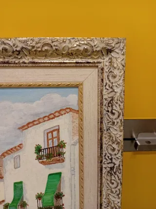 Cuadro con marco decorativo