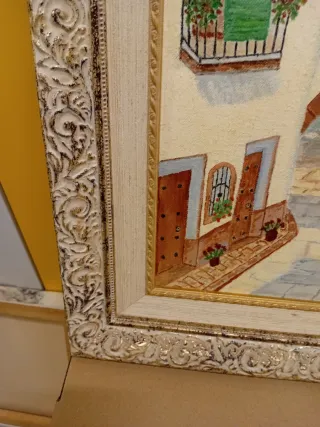 Cuadro con marco decorativo