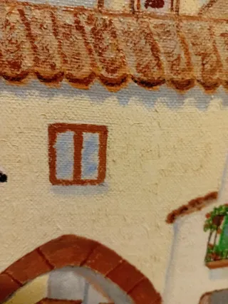 Cuadro con marco decorativo