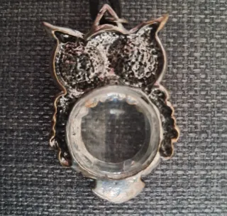 Collana con ciondolo gufo