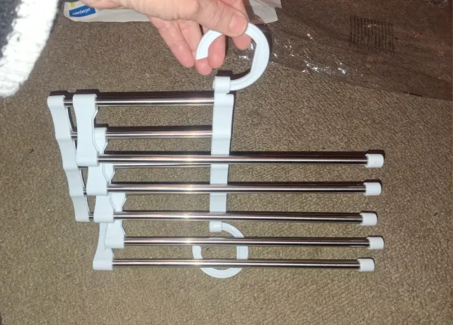 Percha Múltiple para Pantalones Ahorra Espacio