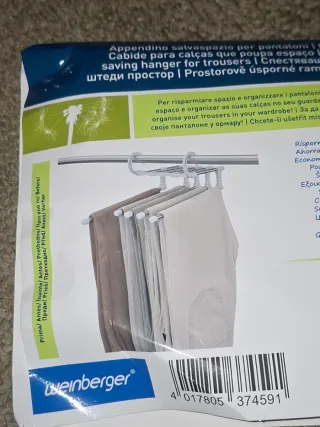 Percha Múltiple para Pantalones Ahorra Espacio