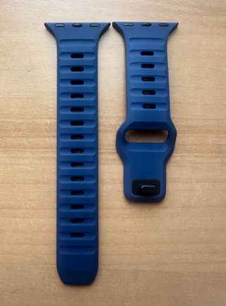 Apple Watch X Nomad 45mm. Naval Blue Sport Band